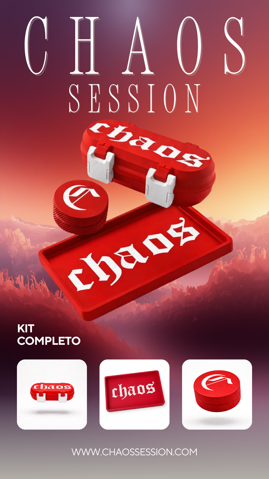 Kit CHAOS RUBY RED