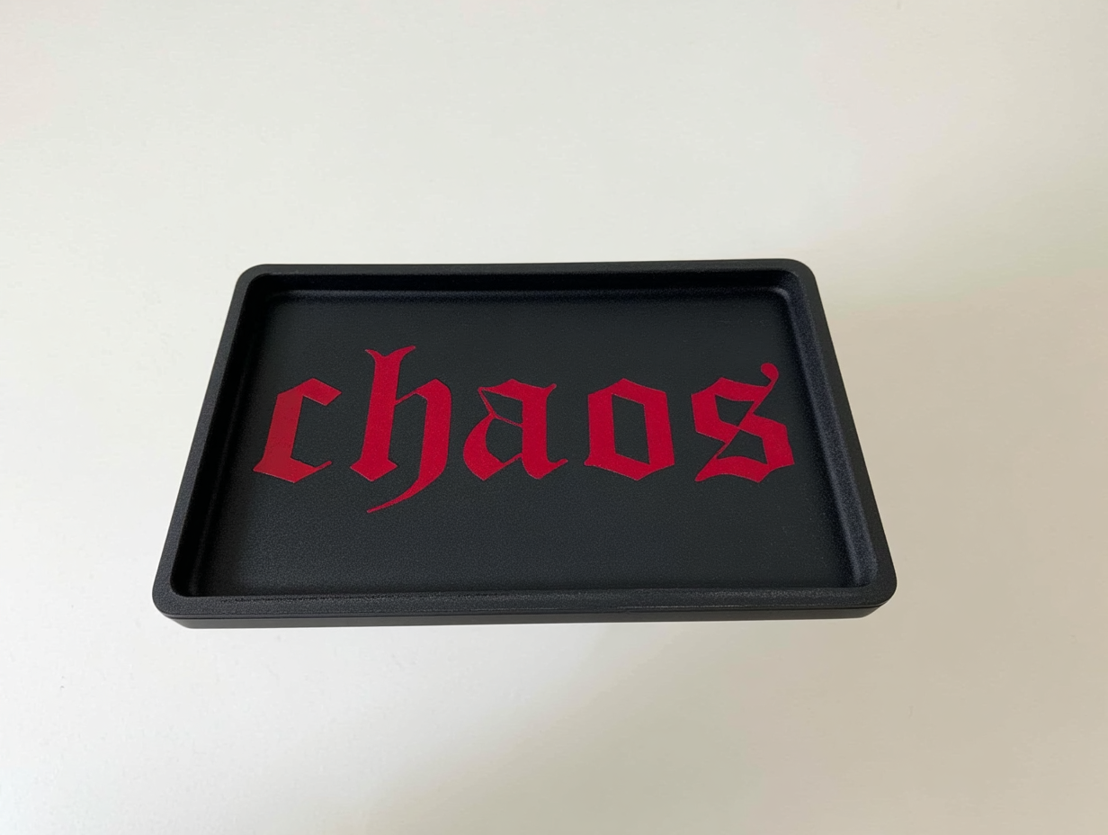 Bandeja Chaos Coral Black