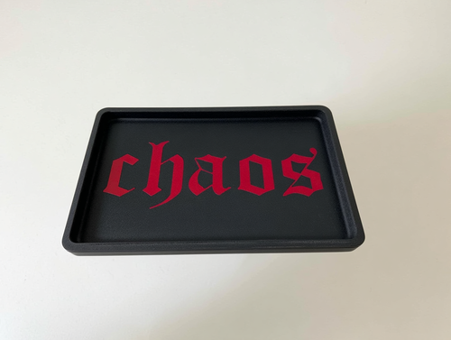 Bandeja Chaos Coral Black