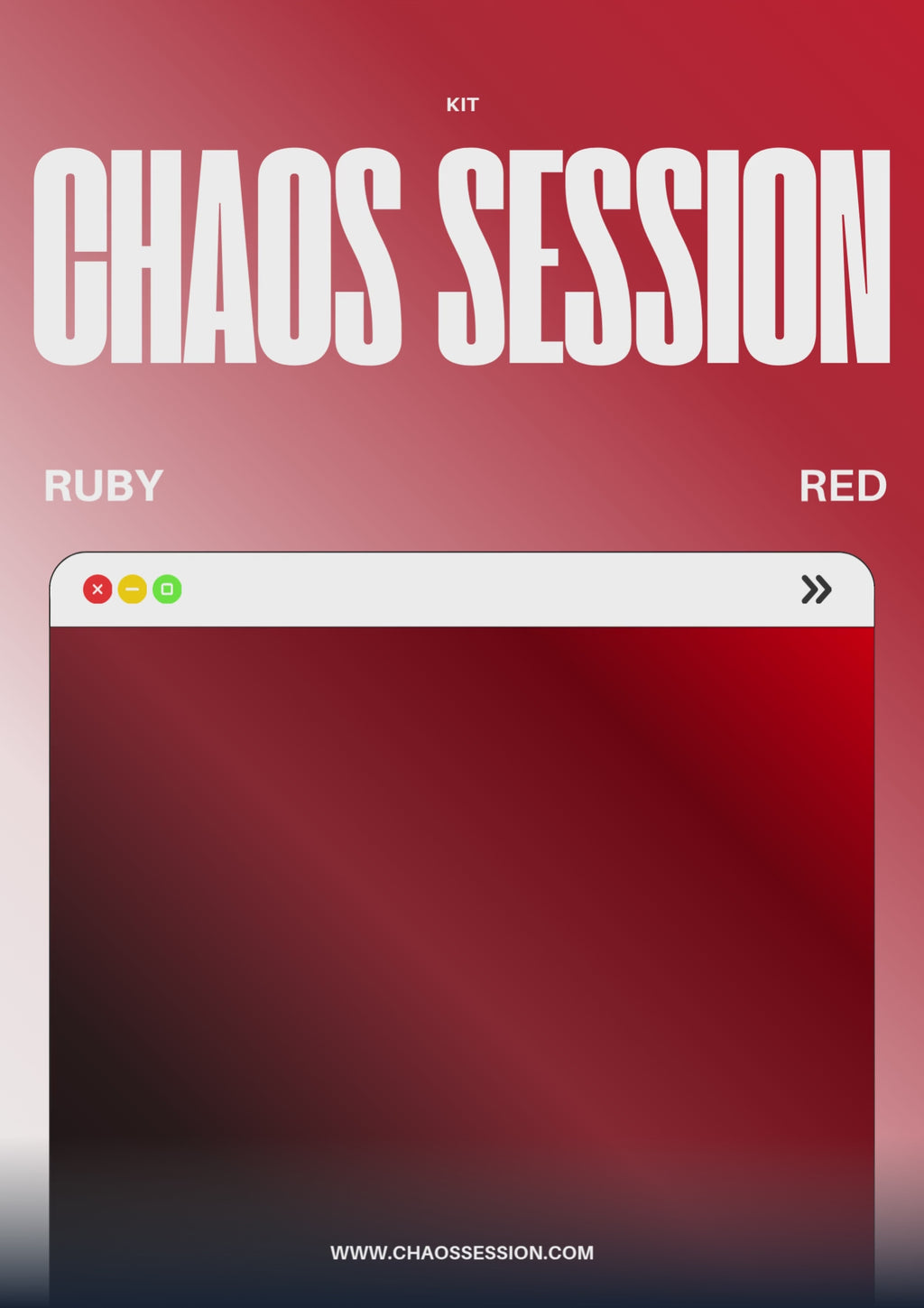 Kit CHAOS RUBY RED